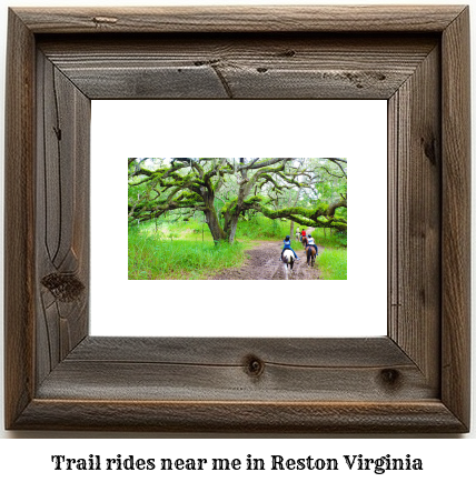 trail rides near me in Reston, Virginia